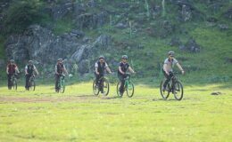 Kağıtsporlu izciler Samanlı Dağlarını bisikletle keşfe çıktı